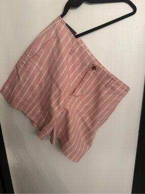 Banana Republic Pink Striped Women’s Bermuda Shorts